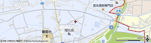 和歌山県御坊市藤田町藤井2267周辺の地図