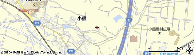 和歌山県日高郡日高川町小熊3294周辺の地図