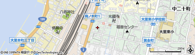 福岡県北九州市門司区黄金町2周辺の地図