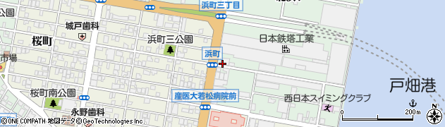 松田建設工業株式会社　製造浜工場周辺の地図