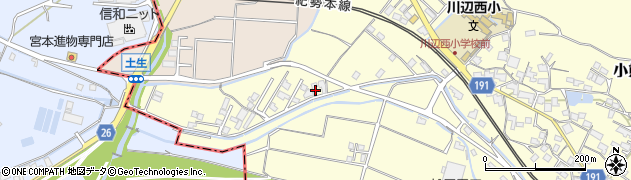 和歌山県日高郡日高川町小熊2367周辺の地図