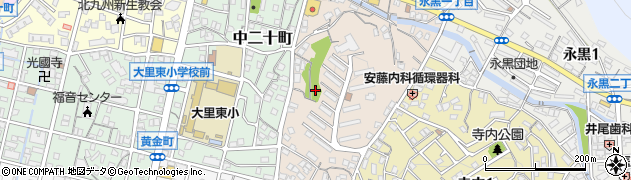 福岡県北九州市門司区上二十町周辺の地図