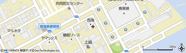 株式会社西海　本社周辺の地図