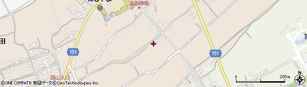 愛媛県西条市丹原町古田795周辺の地図