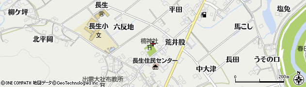 徳島県阿南市長生町楠ノ元周辺の地図