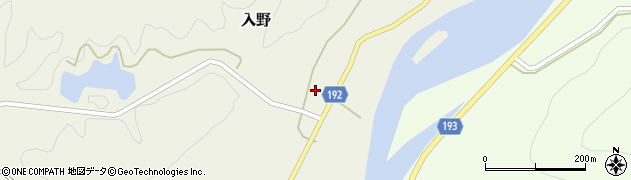和歌山県日高郡日高川町入野273周辺の地図