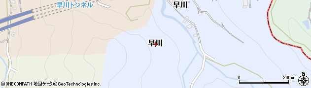 愛媛県西条市早川周辺の地図