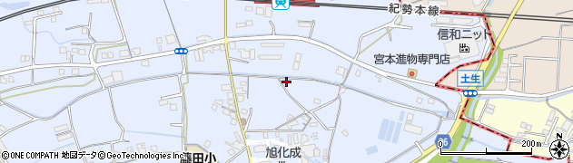 和歌山県御坊市藤田町藤井2002周辺の地図