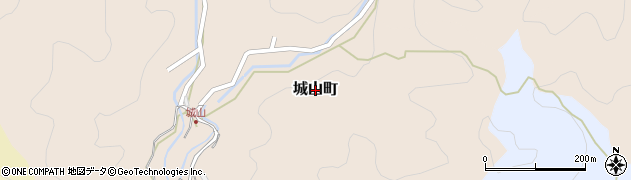 愛媛県松山市城山町周辺の地図