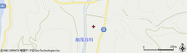 徳島県阿南市加茂町（奥田）周辺の地図