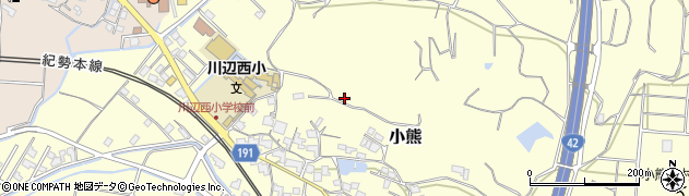 和歌山県日高郡日高川町小熊3153周辺の地図