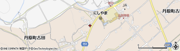 愛媛県西条市丹原町古田712周辺の地図