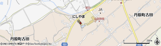 愛媛県西条市丹原町古田717周辺の地図
