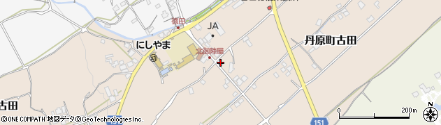 愛媛県西条市丹原町古田548周辺の地図