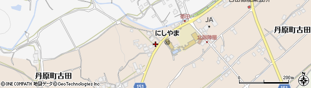 愛媛県西条市丹原町古田610周辺の地図