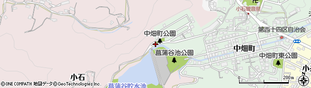 中畑町公園周辺の地図