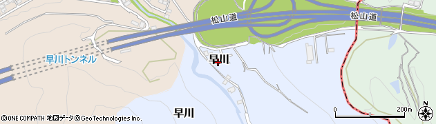 愛媛県西条市早川2185周辺の地図