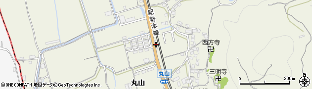 和歌山県御坊市湯川町丸山25周辺の地図