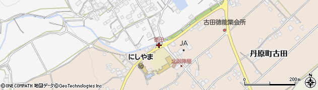 愛媛県西条市丹原町古田721周辺の地図