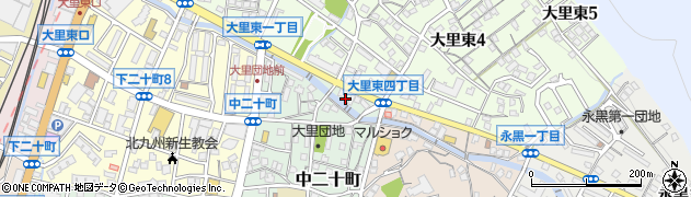 福岡県北九州市門司区中二十町17周辺の地図