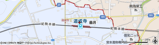 和歌山県御坊市藤田町藤井1866周辺の地図