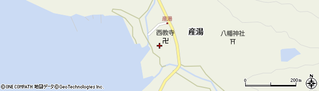 日高町地域振興株式会社　産湯海水浴場周辺の地図