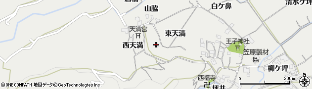 徳島県阿南市長生町（東天満）周辺の地図