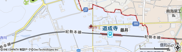 和歌山県御坊市藤田町藤井1897周辺の地図