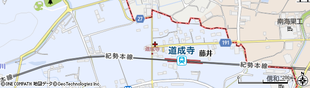 和歌山県御坊市藤田町藤井1874周辺の地図