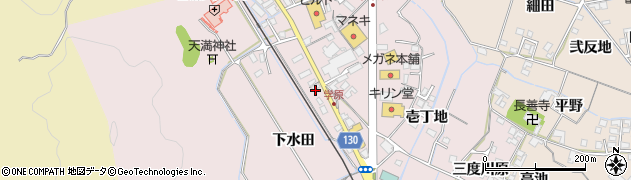 徳島県阿南市学原町（前田）周辺の地図