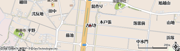 徳島県阿南市才見町古りき周辺の地図