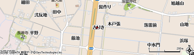 徳島県阿南市才見町（古りき）周辺の地図