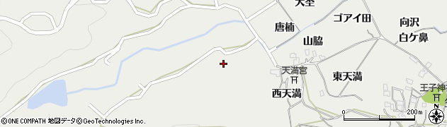 徳島県阿南市長生町（淵首）周辺の地図