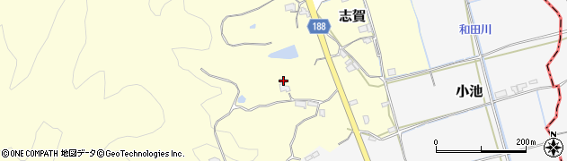 和歌山県日高郡日高町志賀816周辺の地図