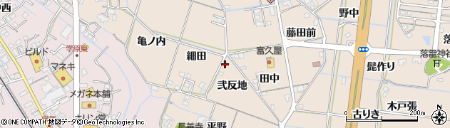 徳島県阿南市才見町弐反地周辺の地図
