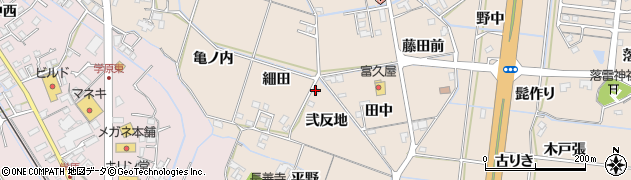 徳島県阿南市才見町（弐反地）周辺の地図