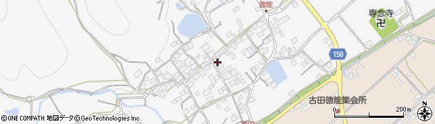 愛媛県西条市丹原町徳能513周辺の地図