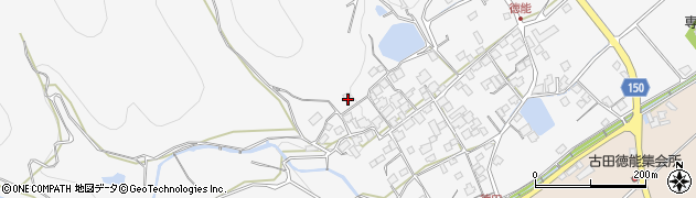 愛媛県西条市丹原町徳能637周辺の地図