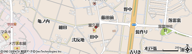 徳島県阿南市才見町（田中）周辺の地図