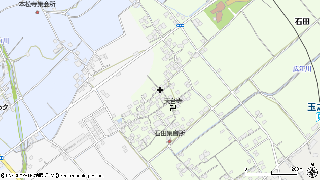 〒799-1364 愛媛県西条市石田の地図