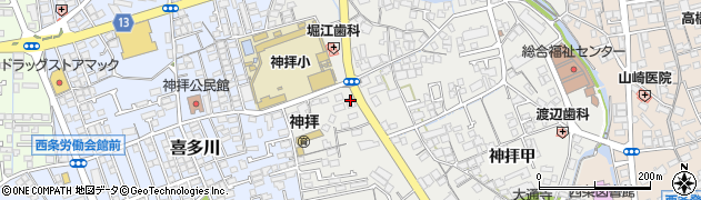 宝永電機株式会社　西条営業所周辺の地図