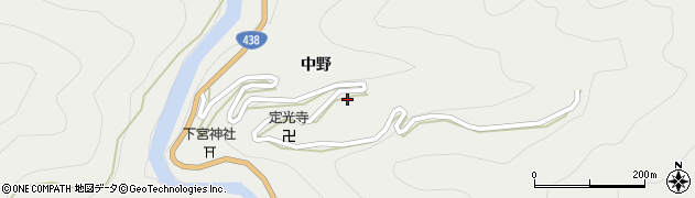 徳島県美馬郡つるぎ町一宇中野815周辺の地図