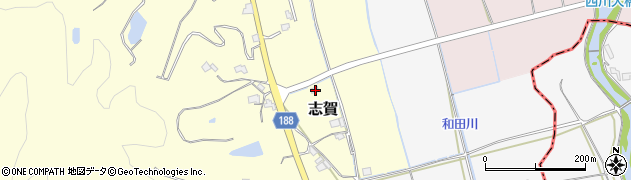 和歌山県日高郡日高町志賀701周辺の地図