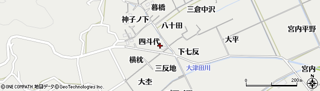 徳島県阿南市長生町（四斗代）周辺の地図