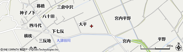 徳島県阿南市長生町（大坪）周辺の地図