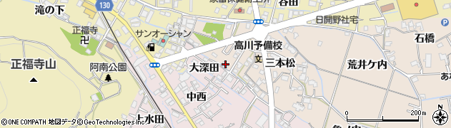 徳島県阿南市才見町三本松28周辺の地図