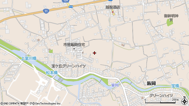 〒793-0010 愛媛県西条市飯岡の地図