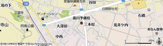 徳島県阿南市才見町三本松49周辺の地図