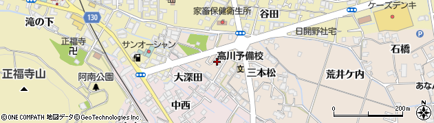徳島県阿南市才見町三本松20周辺の地図