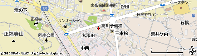 徳島県阿南市才見町三本松18周辺の地図